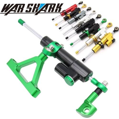 Motorcycle Steering Damper Stabilizer Shock Absorber Direction Mount Bracket for Kawasaki NINJA ZX6R ZX-6R 2007 2008/ZX10R 04-05