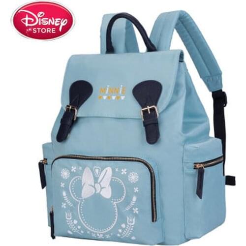 Disney Minnie Diaper Bag Backpack Fashion Mummy Bag Multifunctional Large Capacity Handbag Outing Portable Practical Backpack