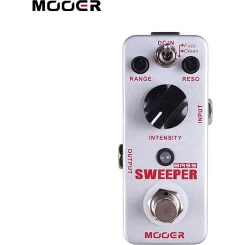 High Quality MOOER Sweeper Dynamic Envelope Filter Bass Effect Pedal ,Clean And Fuzz Sweeping Switch, True Bypass