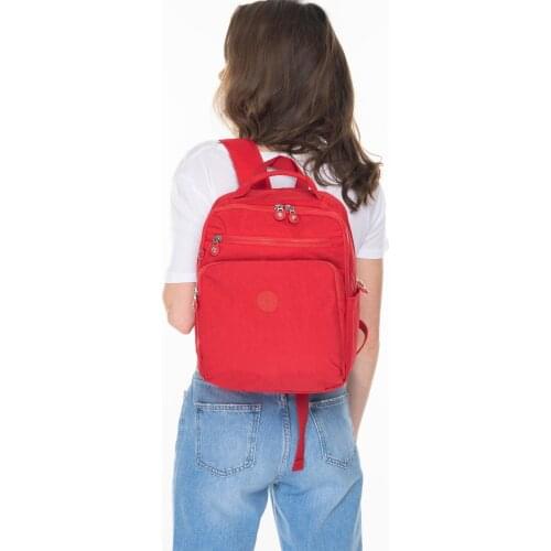 2021 spring Summer Fashion Handwork Very Light Waterproof Red Women 'S Backpack Kms4082