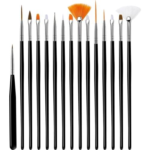 1 Set UV Gel Painting Nail Art Dotting Pen Acrylic Handle Rhinestone Crystal 2 Way Brush Salon Decoration Manicure Tools Kit