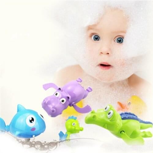 1PCS Baby Kids Bath Toy Clockwork Wind Up Plastic Swimming Fish Pool Bath for Kids Baby