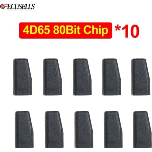 10Pcs/Lot Car Key Chip 4D65 ID4D65 Carbon Chip (TP27) 80Bit 4D 65 4D65 Chip for Suzuki Alto Jimny Liana
