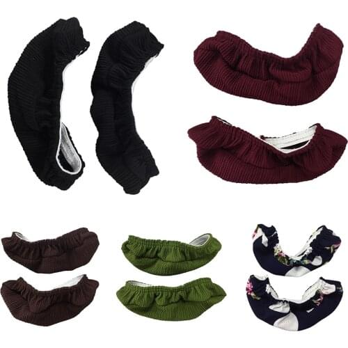 2Pcs Stretch Polyester Universal Chair Armrest Pads Computer/Office/Rotating Desk Chair Covers Slipcover for 25-33cm Arm length