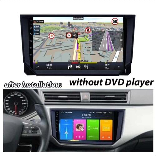 2 Din Android Car Radio For Seat Ibiza Mk5 2018~2021 Stereo DVD DSP Carplay Auto Player GPS Map Navigation Multimedia