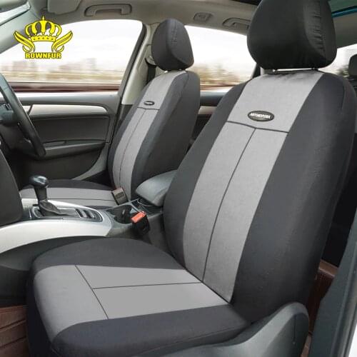 Universal car seat cover Fit Most Cars Covers Gray polyester Automotive interior auto seat covers Front and rear soft seat cover