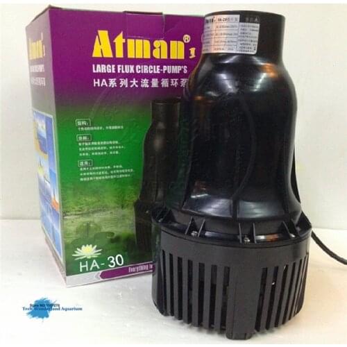 Large flux circle pump for pond submersible pump for freshwater marine Garden fish pond farms dedicated Atman HA 30 30000L