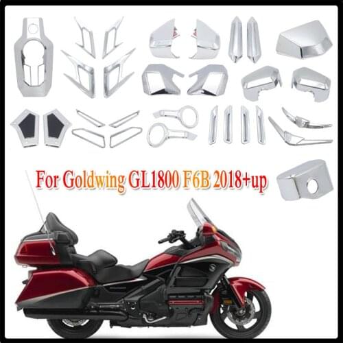 Chrome-plated Decorative Accessories Trim For Front and Rear of Motorcycle For Goldwing GL1800 gl1800 F6B f6b 2018 2019 2020