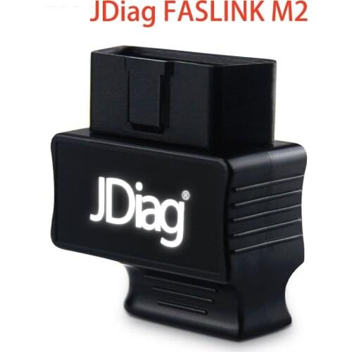 JDiag FASLINK M2 BT 4.2 Professional OBD2 car diagnostic Scanner ELM327 Multi-Languages OBD2 Diagnostic Tool Support Android/IOS