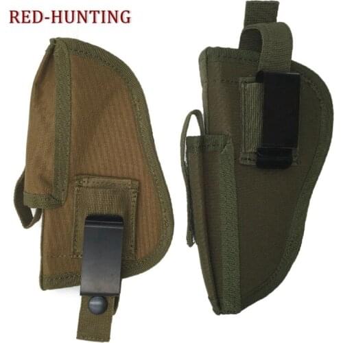 Gun Holster Pistol Tactical Glock 17 19 21 23 27 Sig P320 1911 Ruger 9mm Taurus Compact M&P Military Carry Universal Left Right