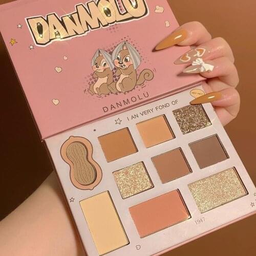 Cute Eyeshadow Colorful Matte Eyeshadow Pallete Glitter Makeup Pallete Pigment Waterproof Maquillage Eye Shadow D0A2