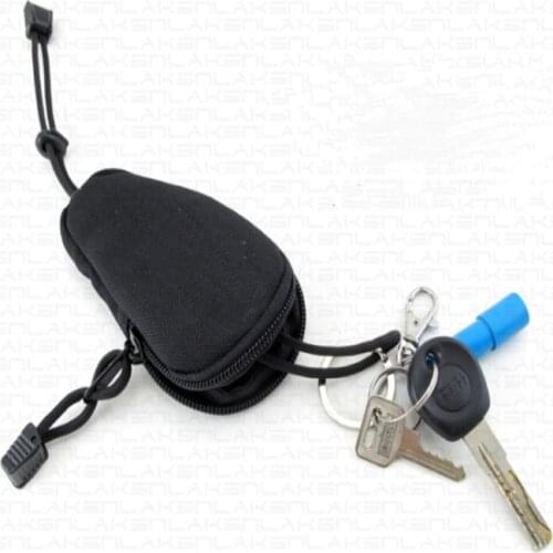 1PCS Mini Key Wallets Holder Men Coin Purses Pouch Military Army Bag Small Pocket Keychain Zipper Case Out Door Pack