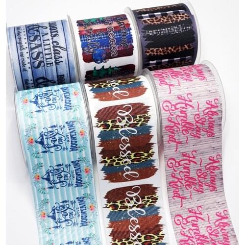 Cartoon Grosgrain/Satin Ribbon Cartoons Printed Ribbon For Crafts Decoration Bow 10Yards 47865