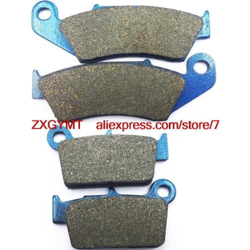 Motorcycle Carbon Brake Pad Set fit KAWASAKI KLX450 KLX 450 R 2007 & up