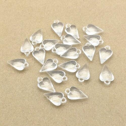 New Arrival! 19x12mm 750pcs Clear Acrylic Heart Shape Beads for Handmade Necklace/Earring DIY Parts,Jewelry Accessories Findings