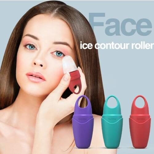New Arrival Skin Care Beauty Tool Facial Roller Silicone Ice Cube Massager Face Ice Roller Globe Face Eye Massager Eye Treatment