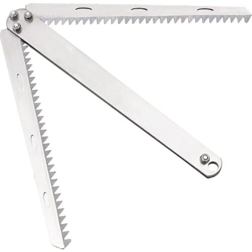 Folding Weed Razor Stainless Steel Outdoor Fishing Line Cutter Used for Mowing Water Grass While Fishing