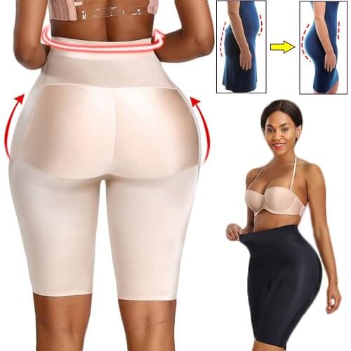 Women Padded Butt Lifter Tight Underwear Fake Ass High Waist Trainers Panties Flat Stomach Seamless Shorts tummy Curve Shaper