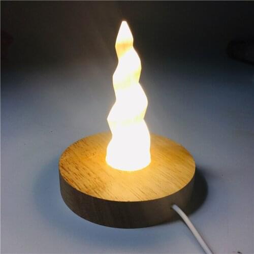 10cm New product quartz crystal made gypsum stone crystal lamp home decoration accessories natural stones and minerals