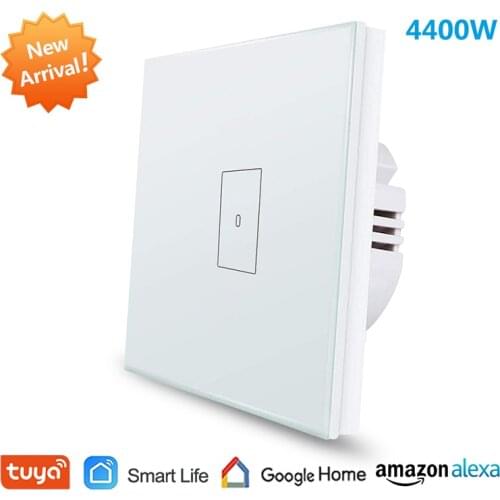 4400W EU WiFi Boiler Water Heater Switch Smart Life App Remote Control Touch Screen Switch Waterproof