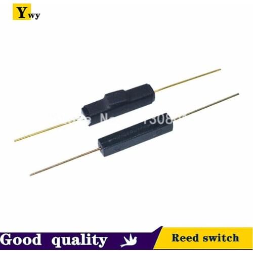 5PCS Plastic Reed Switch 2*14 Normally Open Magnetic Control Switch GPS-14A/GPS-14B Sensor Vibration/Damage Contact NO