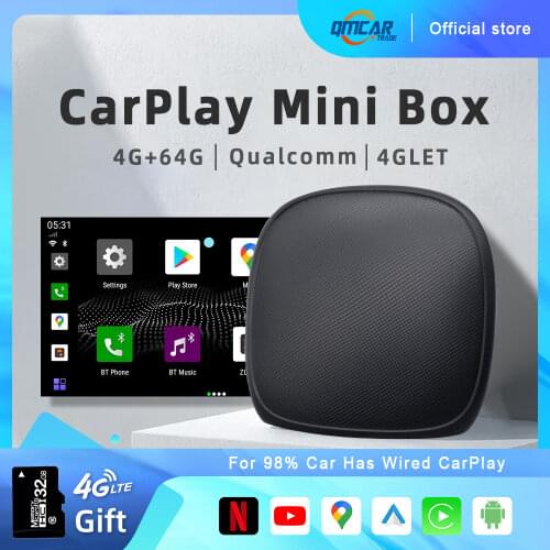 Carplay Ai Box Wireless Carplay Dongle Original Car Screen Navigation Upgrade Android Box UX999 4+64G For Benz Audi Land Rover