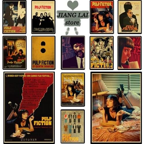 Pulp fiction vintage posters Prints Wall Painting high Quality Decor Poster Wall Painting Home Decoration