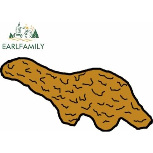 EARLFAMILY 13cmx 6.5cm for Chicken Strips Fine Car Sticker Vinyl Material Decal Graffiti Occlusion Scratch Decals For JDM SUV RV
