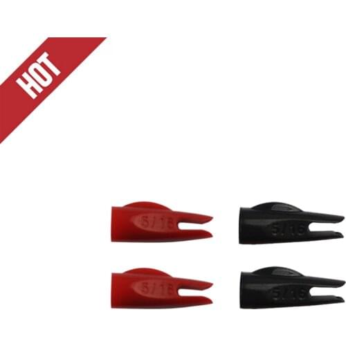 ELONG Wholesale 5/16 Nock 100 pcs For Wooden Arrow End Accessories Archery Tool Bow Free Shipping Outdoor Shooting Hunting