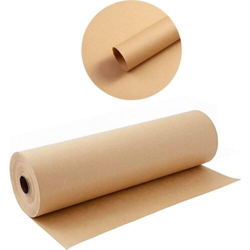 20 Roll Brown Kraft Paper Roll 12 Inch x100 Feet Natural Recyclable Paper for Craft Gift Wrapping Packing Shipping Wholesale K2