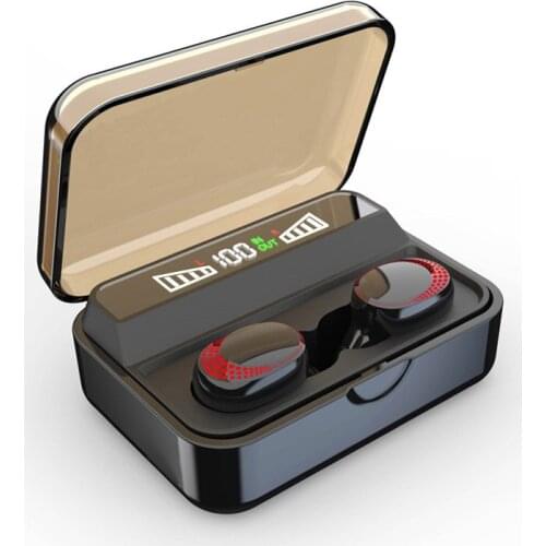 Mini Wireless Bluetooth Headset 5.0tws Dual Handle Waterproof Battery Digital Display Charging Bin S590 Mobile Power Supply USB