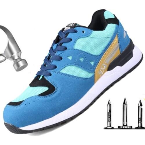 Fashion Designer Boots Unisex Indestructible Steel Toe Cap Work Safety Shoes Men Non-slip Climbing Rock Climbing Sneakers Men