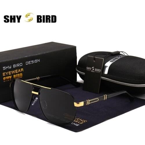SHYBIRD Unisex Classic Brand Men Alloy Sunglasses HD Polarized UV400 Mirror Male Sun Glasses Women For Men Oculos De Sol S0960