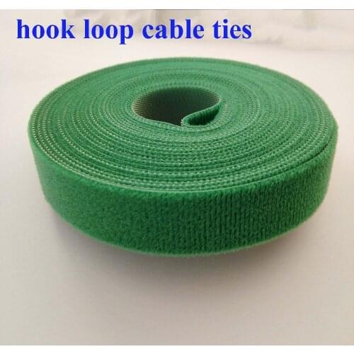 2 rolls 12mm*5M Reusable Cable Ties Nylon Tie Self-gripping Strap Stick Ties Computer PC TV Wire Management magic tape wrap