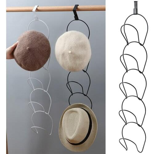 2021 New Detachable Baseball Cap Rack Hat Holder Rack Home Storage Door Closet Space Saving Hanger Organizer