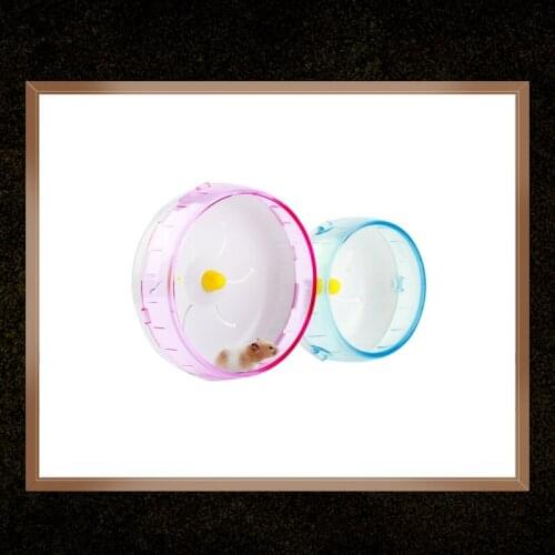 Newly Hamster Running Disc Toy Silent Rotatory Jogging Wheel Pet Sports Wheel Toys Cage Accessories