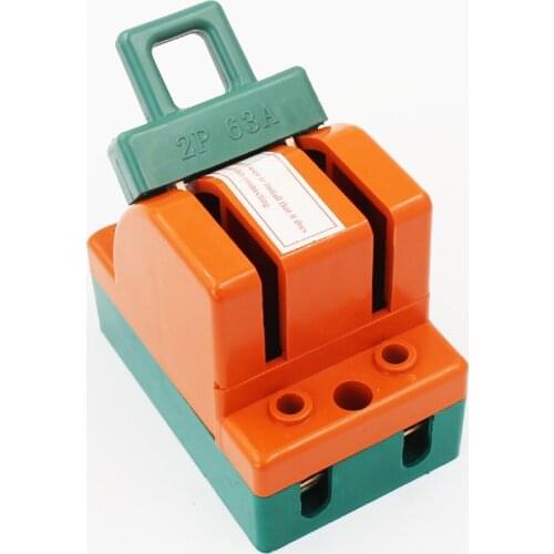 2p63a single throw unidirectional bipolar photovoltaic special knife switch disconnects load household knife switch