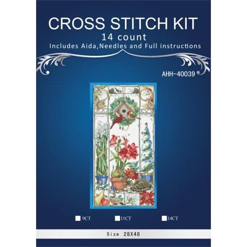 Oneroom seasons 3 Embroidery Needlework Crafts 14CT Unprinted DMC DIY Quality Cross Stitch Kits Handmade Arts Decor