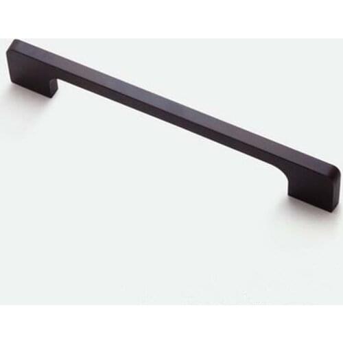 6.3" wardrobe door handle black dresser kitchen cabinet door pull 160mm furniture decoration handles pulls knobs