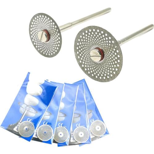 5pcs Dental Diamond Disc Disks Double Sided Grit Cutting Disc Tool Thickness 0.25mm Dental Lab C19/220