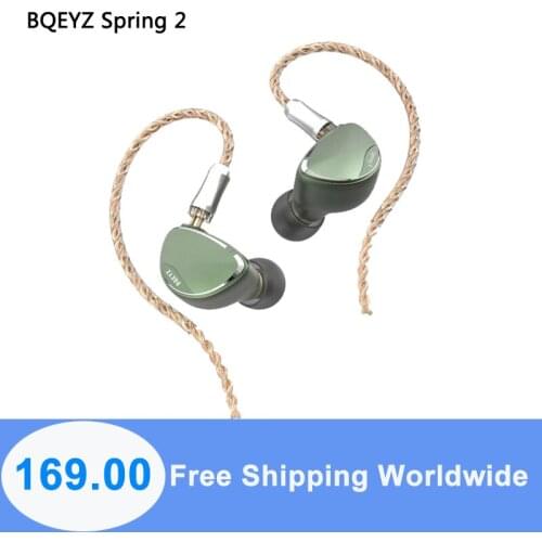 BQEYZ Spring 2 HIFI In-Ear Earphone Triple Hybrid BA Dynamic Driver Piezoelectric IEM Monitor Sports Earbud Headset BQ3 TFZ No.3