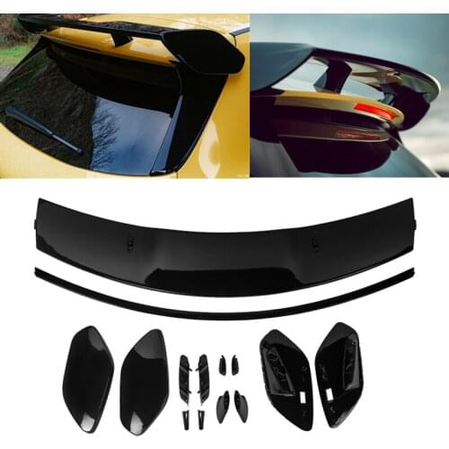 For Mercedes Benz W177 A160 A180 A200 A250 A35 A45 AMG Hatchback 2019 2020 2021-2024 Rear Trunk Spoiler Tail Wing Lip Black