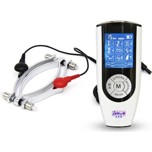 App Electric Shock Labia Clip Clitoris Clamps Stimulator BDSM Bondage Peeping Vagina Speculum Sex Toys For Couples Flirting Puss