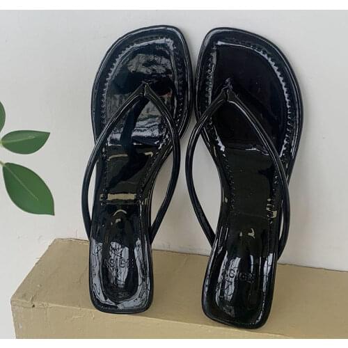 Women Flip Flop Fashion Summer Female Slippers Shoes Thin Heels Sandals Ladies Sliders Woman Slippers Outside Shoes For Lady