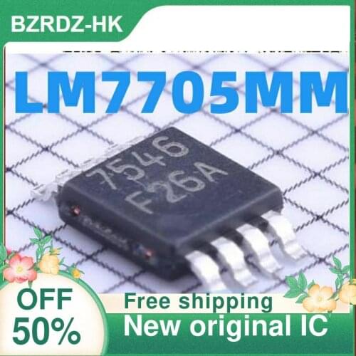 2-10PCS/lot LM7705MM F26A MSOP-8 New original IC