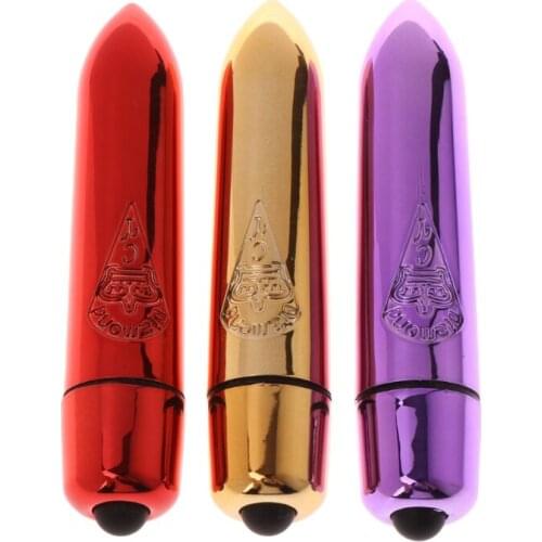 1PC 3 Colors Comfort Feeling Powerful Bullet Shape Personal Vibrating Massage Tool ABS 8.2x1.7cm