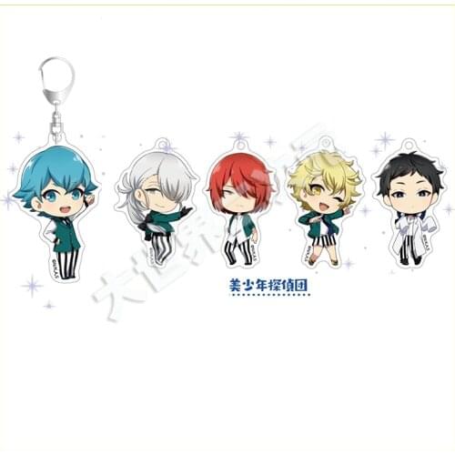 Anime Pretty Boy Detective Club Doujima Mayumi Soutouin Manabu Bags Pendant Acrylic Keychain Cosplay Keyring Q Version Cartoon
