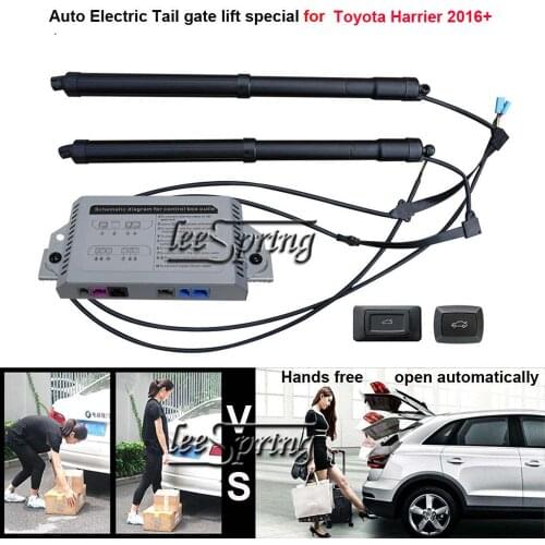 Car Smart Auto Electric Tail Gate Lift for Toyota Harrier 2016+ Remote Control Set Height Avoid Pinch