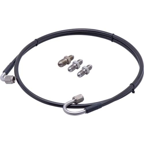 Master To Slave Cylinder Complete Stainless Clutch line kit With An3 Fittings For 06-15 Honda Civic Si