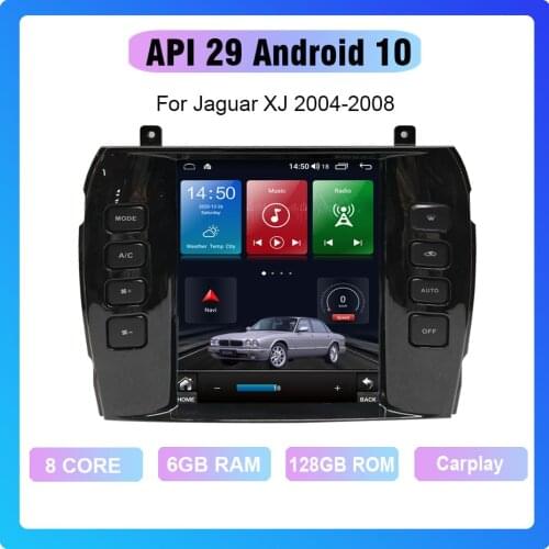 COHO For Jaguar XJ 2004-2008 Android 10.0 Octa Core 6+128G Autoradio Car Multimedia Player GPS